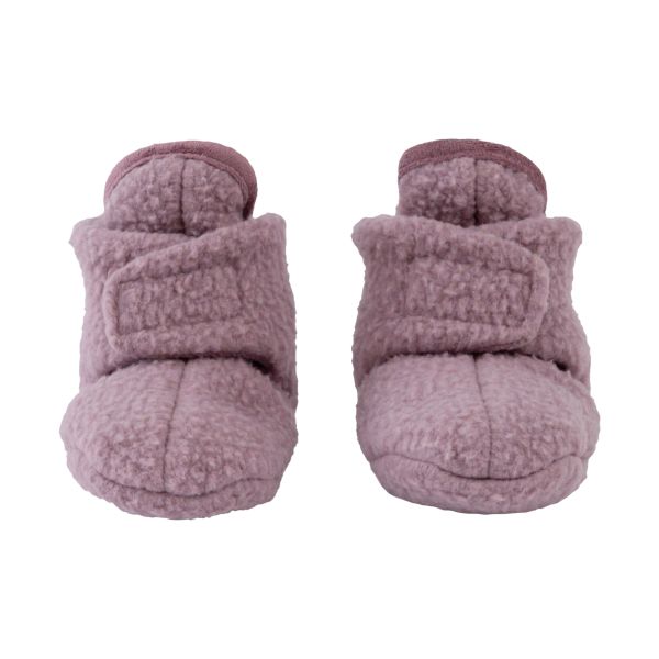 Lodger Slofjes - 6-12 Mnd - Teddy Fleece - Rose Lodger Slofjes - 6-12 Mnd - Teddy Fleece - Rose