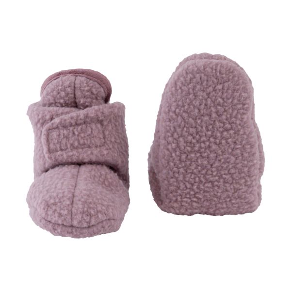 Lodger Slofjes - 6-12 Mnd - Teddy Fleece - Rose Lodger Slofjes - 6-12 Mnd - Teddy Fleece - Rose