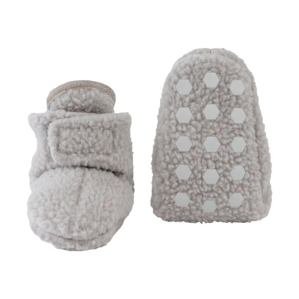 Lodger Slofjes - 12-18 Mnd - Teddy Fleece - Storm Lodger Slofjes - 12-18 Mnd - Teddy Fleece - Storm