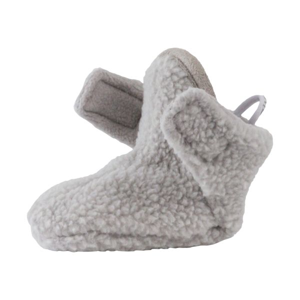 Lodger Slofjes - 6-12 Mnd - Teddy Fleece - Storm Lodger Slofjes - 6-12 Mnd - Teddy Fleece - Storm