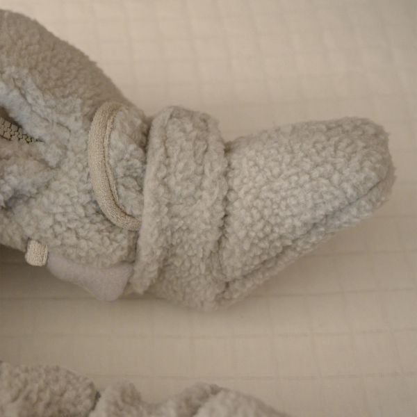 Lodger Slofjes - 6-12 Mnd - Teddy Fleece - Storm Lodger Slofjes - 6-12 Mnd - Teddy Fleece - Storm