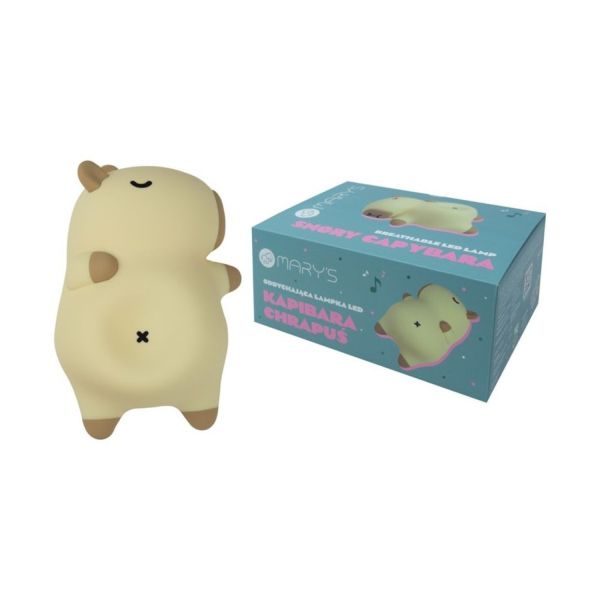 Mary’s LED Nachtlamp – Breathing Capybara