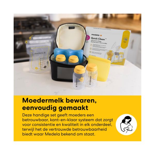 Medela Moedermelkbewaarset - Alles-in-één Medela Moedermelkbewaarset - Alles-in-één