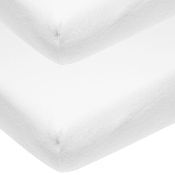 Meyco Hoeslaken Co-Sleeper Jersey Wit 50 x 90 cm (2-Pack) Meyco Hoeslaken Co-Sleeper Jersey Wit 50 x 90 cm (2-Pack)