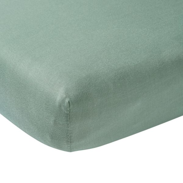 Meyco Wieghoeslaken Jersey Stone Green <br/ >40 x 80/90 cm