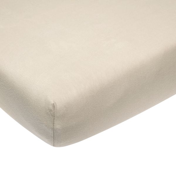 Meyco Hoeslaken Boxmatras Jersey Sand 75 x 95 cm