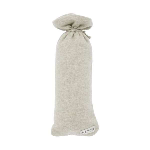 Meyco Kruikenzak Knit Basic Sand Melange Meyco Kruikenzak Knit Basic Sand Melange