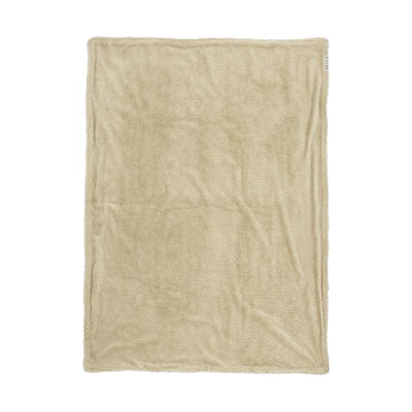 Meyco Ledikantdeken Mini Knots Sand Teddy 100x150cm Meyco Ledikantdeken Mini Knots Sand Teddy 100x150cm
