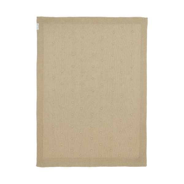 Meyco Wiegdeken Mini Knots Sand 75x100cm Meyco Wiegdeken Mini Knots Sand 75x100cm