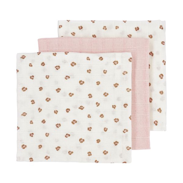 Meyco Multidoek Mini Panther Soft Pink 70x70cm 3-Pack