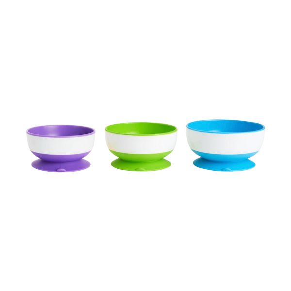 Munchkin Kommetjes+Zuignappen (3dlg Set) Munchkin Kommetjes+Zuignappen (3dlg Set)