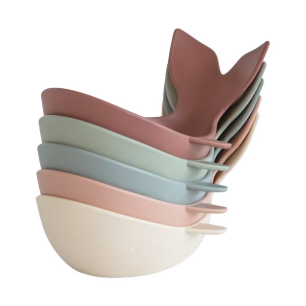 Mushie Walvis Snackbakjes - 5 Stuks - Original