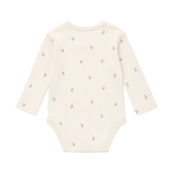Noppies Romper Print Lange Mouw - Mt. 50 - Egret Noppies Romper Print Lange Mouw - Mt. 50 - Egret