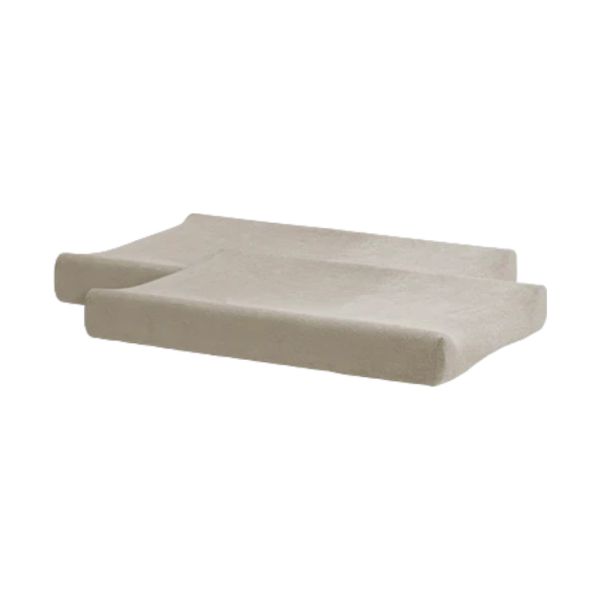 Jollein Aankleedkussenhoes - 2 Pack - 50 x 70 cm - Badstof - Nougat Jollein Aankleedkussenhoes - 2 Pack - 50 x 70 cm - Badstof - Nougat