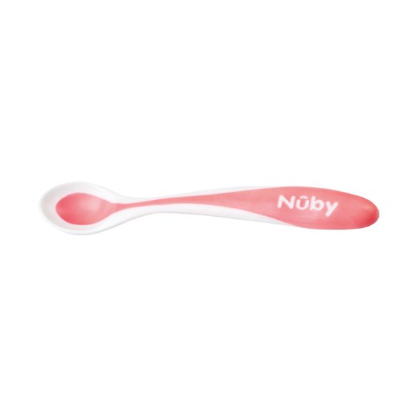 Nûby Hot Spoon Lepel Roze 4mnd+ (3 stuks) Nûby Hot Spoon Lepel Roze 4mnd+ (3 stuks)