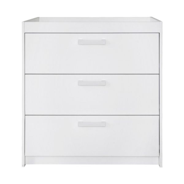Europe Baby Ralph Ledikant 60 x 120 cm/Commode 3 Laden/Hanglegkast 2 Deuren - Wit
