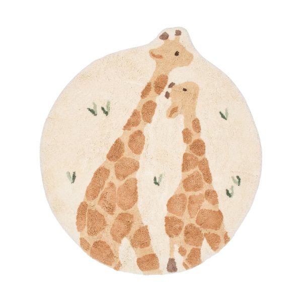 Little Dutch Giraffe Vloerkleed - 110 x 110 cm - Beige Little Dutch Giraffe Vloerkleed - 110 x 110 cm - Beige
