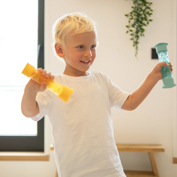 Sense2Play Sensorische Fles - Blauwe Noordpool Sense2Play Sensorische Fles - Blauwe Noordpool