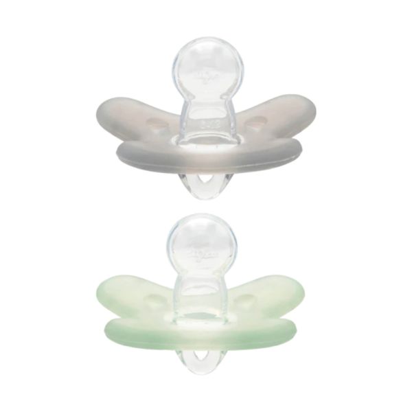 Difrax Fopspeen - Rond - 2 Stuks - 6-12 Mnd - Stone/Sage Difrax Fopspeen - Rond - 2 Stuks - 6-12 Mnd - Stone/Sage