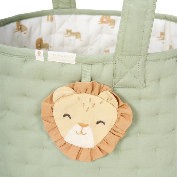 Little Dutch Safari Leo Opbergmand Groot - Groen Little Dutch Safari Leo Opbergmand Groot - Groen