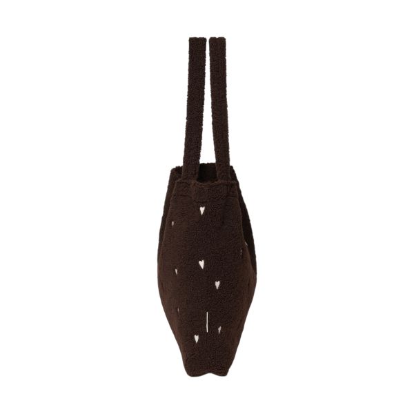 Studio Noos Teddy Mom Bag - Hearts Chocolate