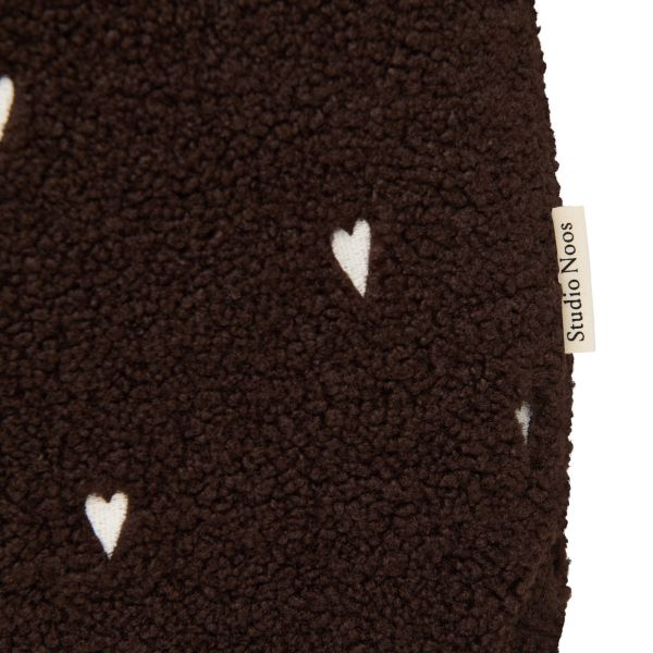 Studio Noos Teddy Mom Bag - Hearts Chocolate