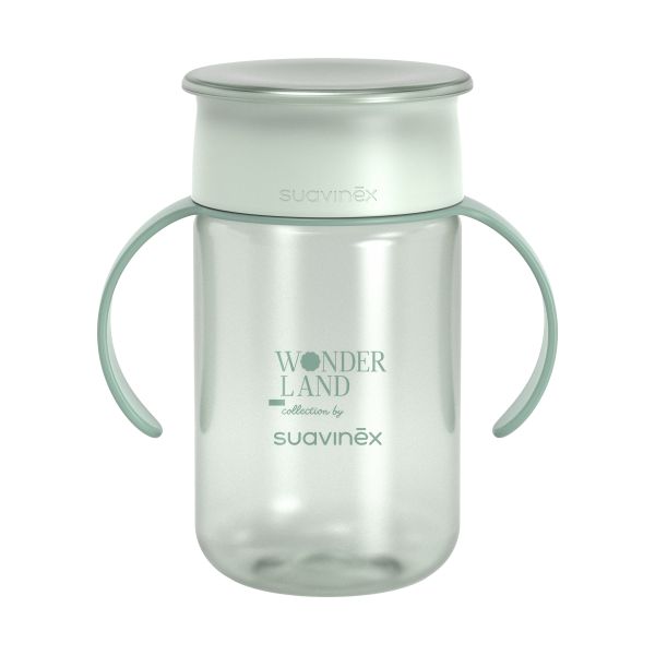 Suavinex Wonderland 360° Beker - 340 ML - Konijn Groen
