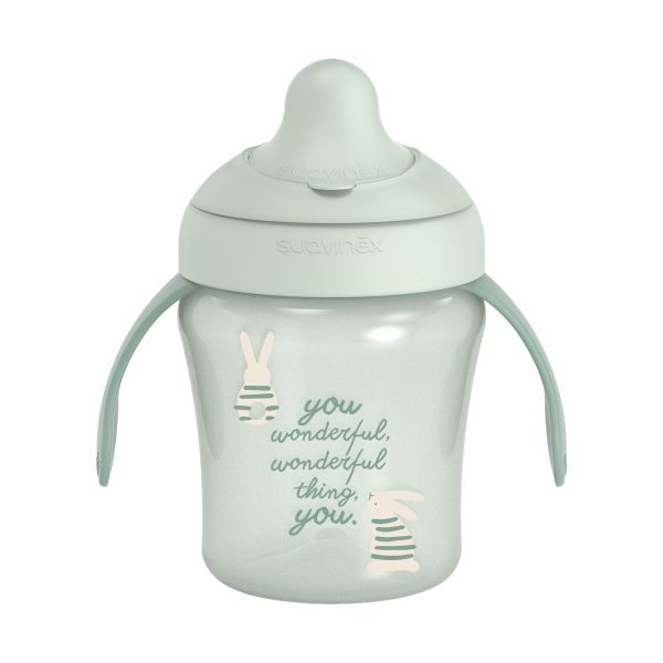 Suavinex Wonderland Leerbeker - 200 ML - Konijn Groen Suavinex Wonderland Leerbeker - 200 ML - Konijn Groen