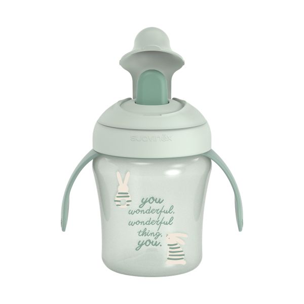 Suavinex Wonderland Leerbeker - 200 ML - Konijn Groen Suavinex Wonderland Leerbeker - 200 ML - Konijn Groen