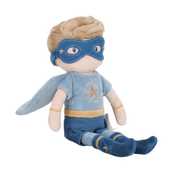 Little Dutch Superhero Knuffelpop Jim - 35 cm Little Dutch Superhero Knuffelpop Jim - 35 cm