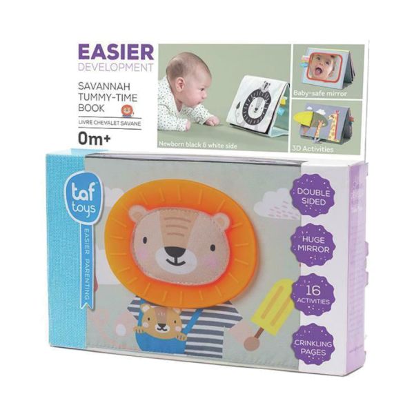 Taf Toys Babyboekje Tummy-Time Savannah Taf Toys Babyboekje Tummy-Time Savannah