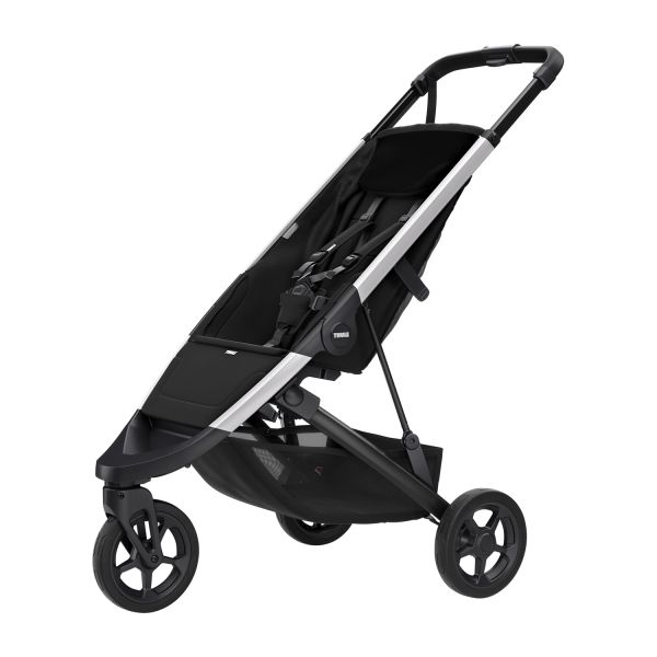 Thule Spring Buggy Black Incl. Zonnekap Grey Melange en Misty Rose Thule Spring Buggy Black Incl. Zonnekap Grey Melange en Misty Rose