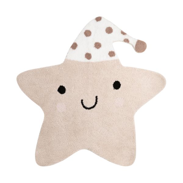 Baby's Only Vloerkleed - Heaven - Beige - Ster Baby's Only Vloerkleed - Heaven - Beige - Ster
