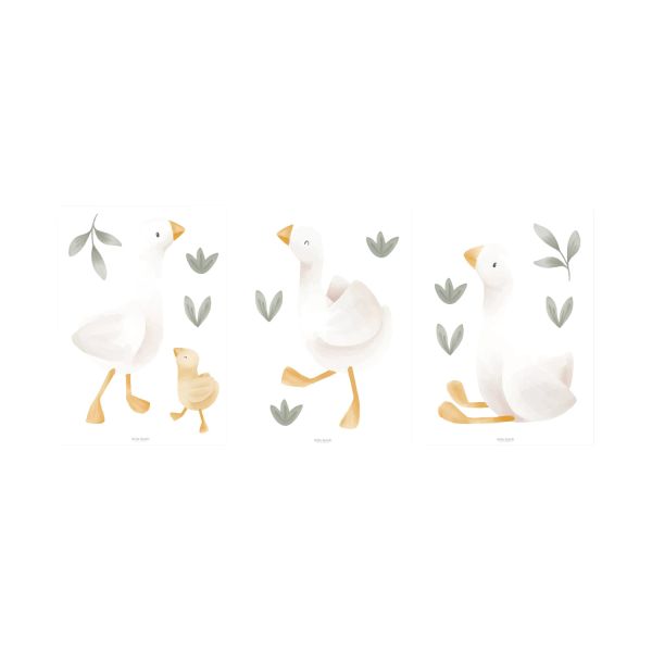 Little Dutch Muurstickers - Little Goose - 3 vellen Little Dutch Muurstickers - Little Goose - 3 vellen