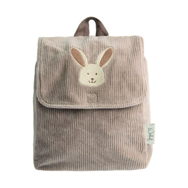 Witlof For Kids Bunny Rugzak - Velvet Rib - Warm Grey