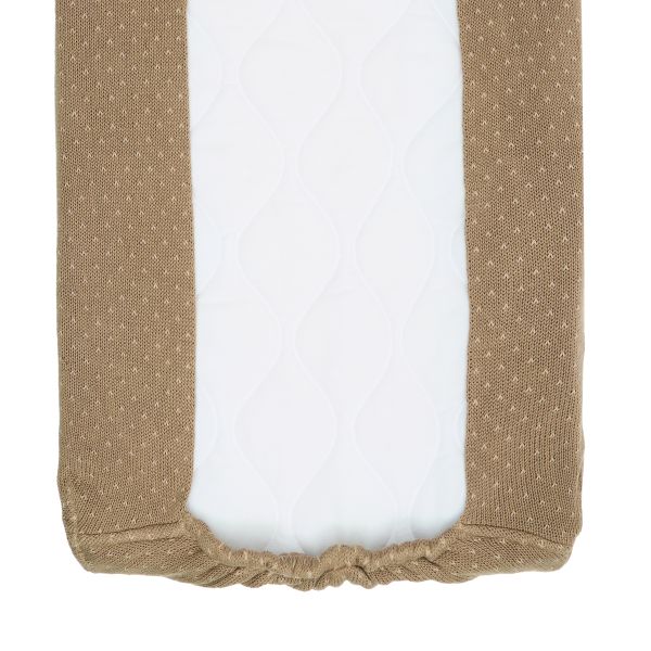 Witlof For Kids Gebreide Deken - 60 x 120 cm - Soft Sand / Urban Taupe