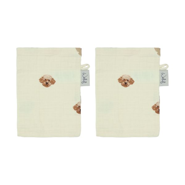 Witlof For Kids Little Doodle Hydrofiele Washand - 2 Stuks