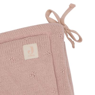 Jollein Cosy Knit Boxbumper - 180 x 30 cm - Wild Rose
