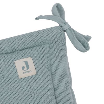 Jollein Cosy Knit Boxbumper - 180 x 30 cm - Sea Green Jollein Cosy Knit Boxbumper - 180 x 30 cm - Sea Green