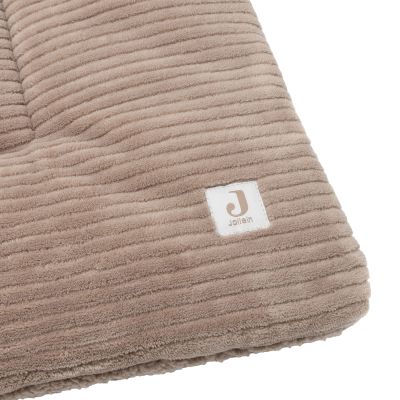 Jollein Boxkleed Box Cloudy Rib - Milky Coffee - 75×95 cm Jollein Boxkleed Box Cloudy Rib - Milky Coffee - 75×95 cm