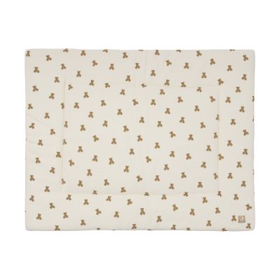 Jollein Little Waffle Boxkleed - 75 x 95 cm - Mini Teddy Bear