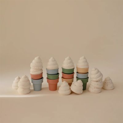 Mushie Mix & Match Ice Cream Toy Set Mushie Mix & Match Ice Cream Toy Set