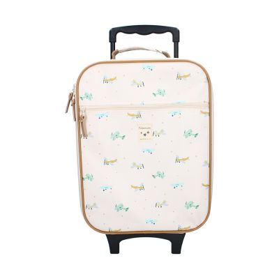 Kidzroom Trolley koffer - Small Talk - Beige Kidzroom Trolley koffer - Small Talk - Beige