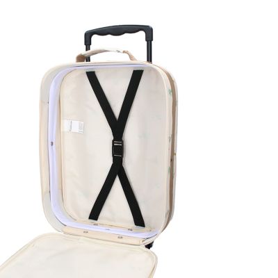 Kidzroom Trolley koffer - Small Talk - Beige Kidzroom Trolley koffer - Small Talk - Beige