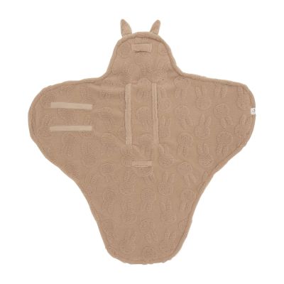 Jollein Wikkeldeken - Biscuit - Miffy Jacquard Teddy Jollein Wikkeldeken - Biscuit - Miffy Jacquard Teddy