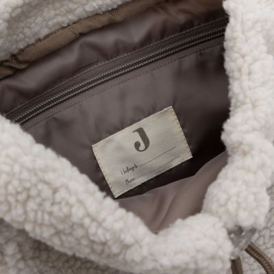 Jollein Colourblock Teddy Kinderrugzak - Naturel