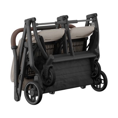 UPPAbaby MINU Duo Buggy - Ada Carbon Frame Met Kastanje Bruin Leer UPPAbaby MINU Duo Buggy - Ada Carbon Frame Met Kastanje Bruin Leer
