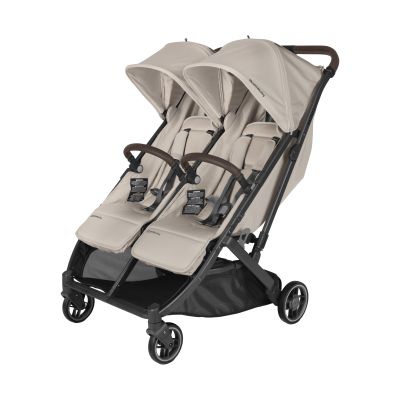 UPPAbaby MINU Duo Buggy - Ada Carbon Frame Met Kastanje Bruin Leer UPPAbaby MINU Duo Buggy - Ada Carbon Frame Met Kastanje Bruin Leer