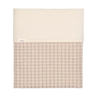 Koeka Ledikantdeken - Cotton Fleece Wafel Amsterdam – Crumble - 100x150 cm