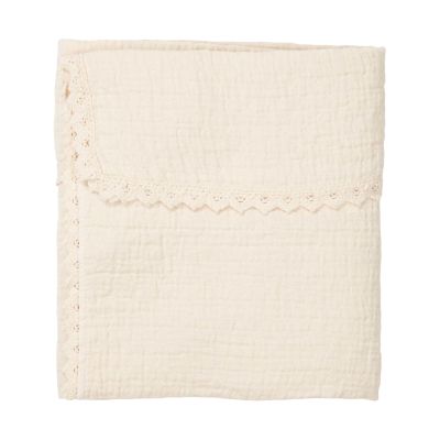 Koeka Wiegdeken Lace Elba Natural 75 x 100 cm Koeka Wiegdeken Lace Elba Natural 75 x 100 cm